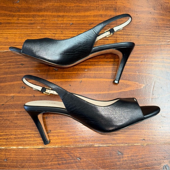 Cole Haan Maya Black Slingback Heels. Size 10 - Picture 2 of 13